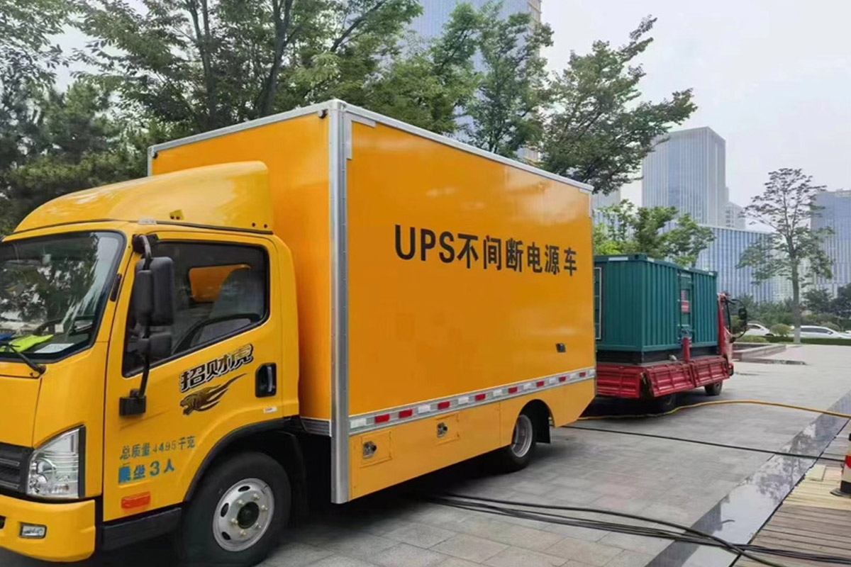 祁门发电机租赁施工现场